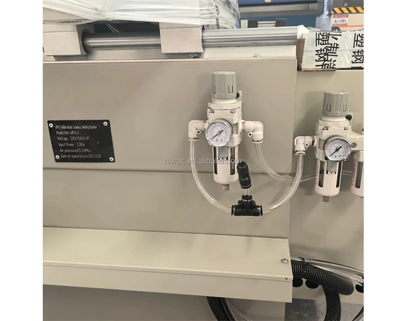 UPVC double heads double sides seamless welding machine