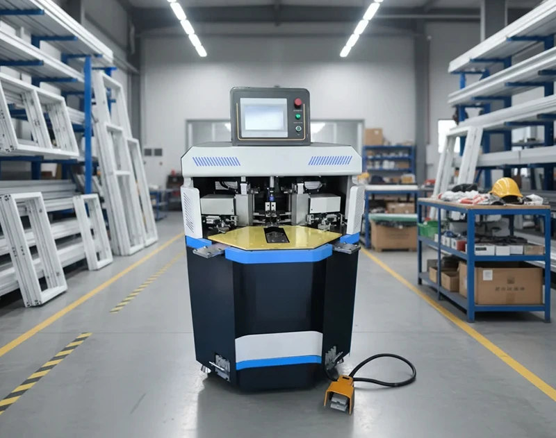 7 Axis CNC Heavy Corner Crimping Machine