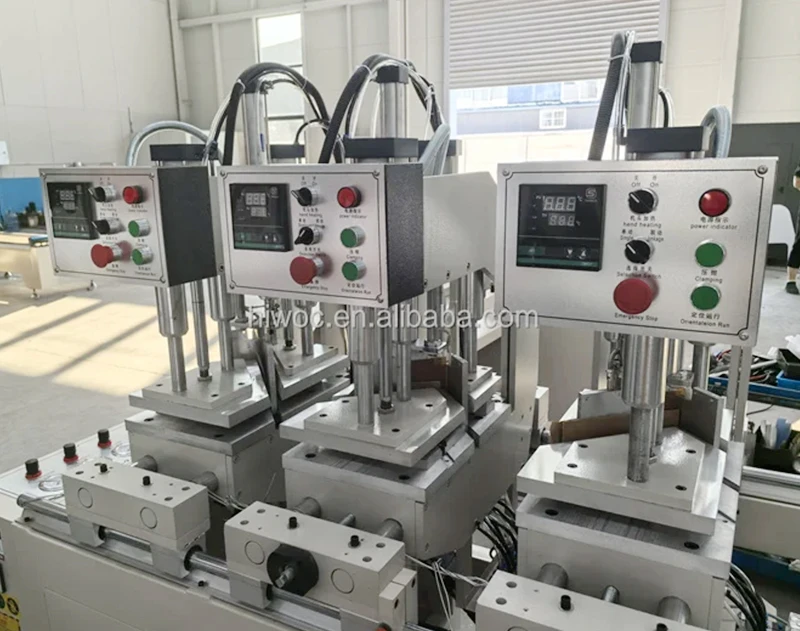 UPVC three Heads Welding Machine for 120mm height pvc profile weld