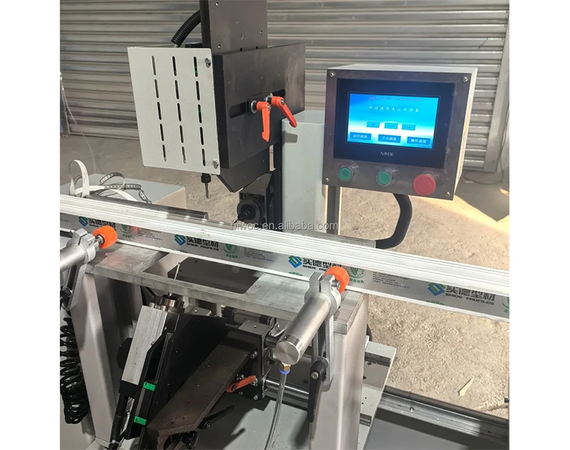 Automatic two heads water slot milling machine