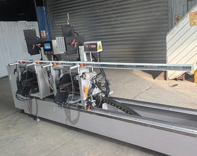 Automatic two heads water slot milling machine