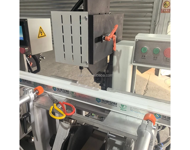 Automatic two heads water slot milling machine