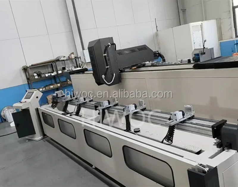 High speed CNC 3 axis processing center with 6 pcs automatic changing tools