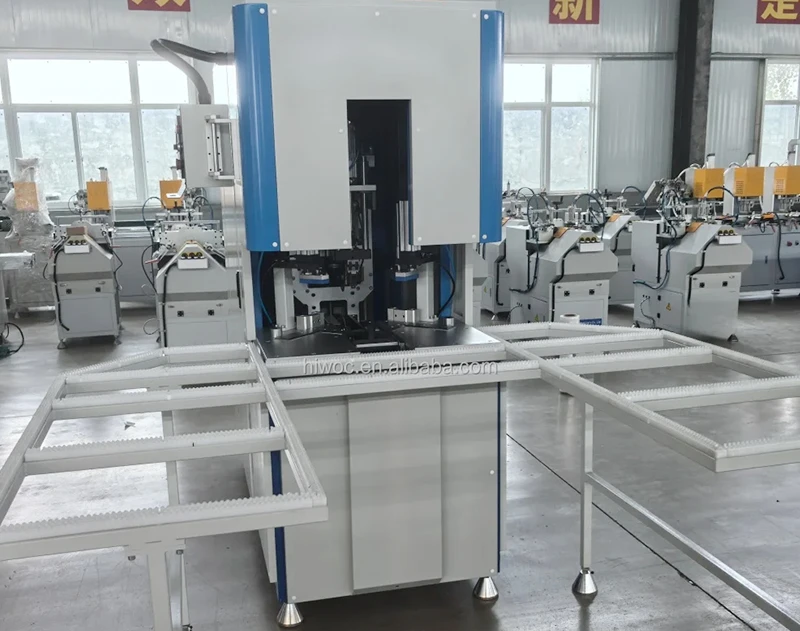 CNC corner cleaning machine for plastic doors and windows (nine-blade arc type)