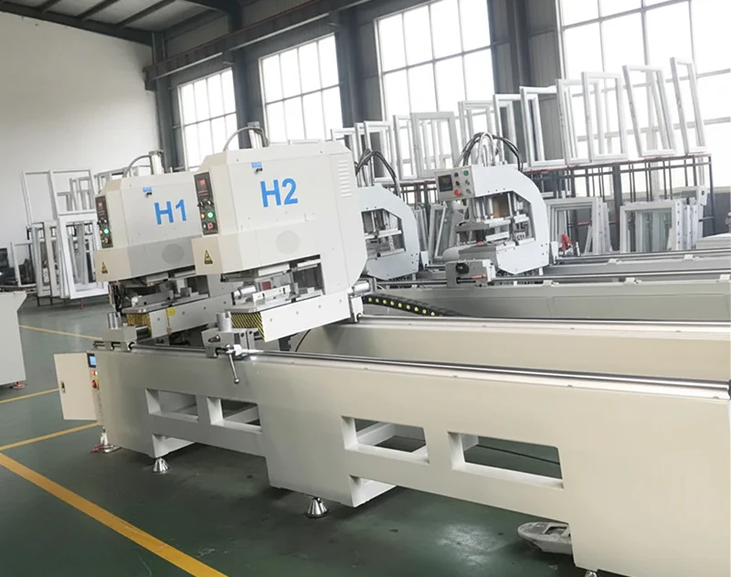 UPVC double heads double sides seamless welding machine