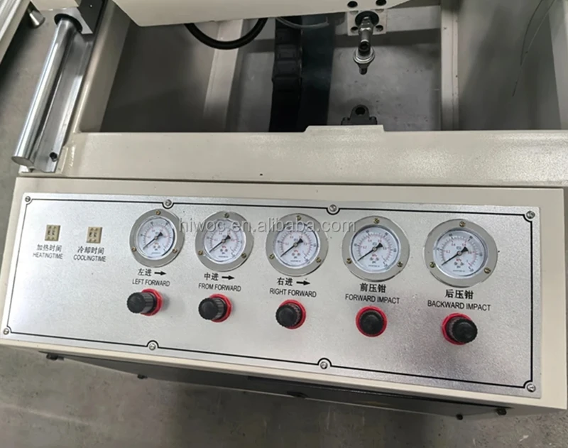 UPVC Two Heads Welding Machine for 120mm height pvc profile weld