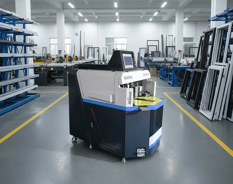 7 Axis CNC Heavy Corner Crimping Machine